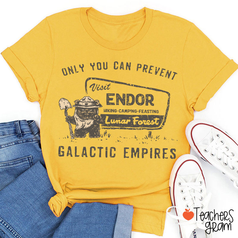 Only You Can Prevent Galactic Empires Teacher T-Shirt