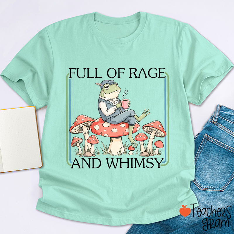 Full Of Rage And Whimsy Teacher T-Shirt