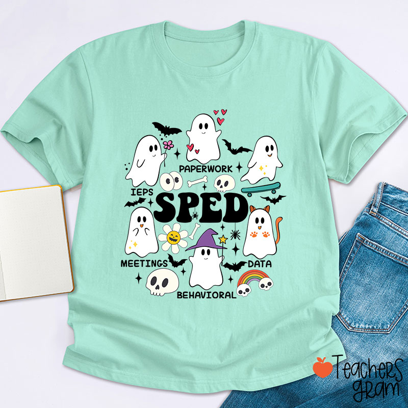 Special Education Halloween SPED Teacher T-Shirt