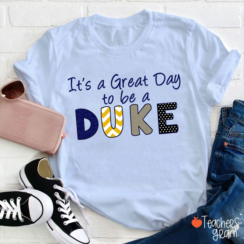 Personalized Mascot It's A Great Day To Be Teacher T-Shirt