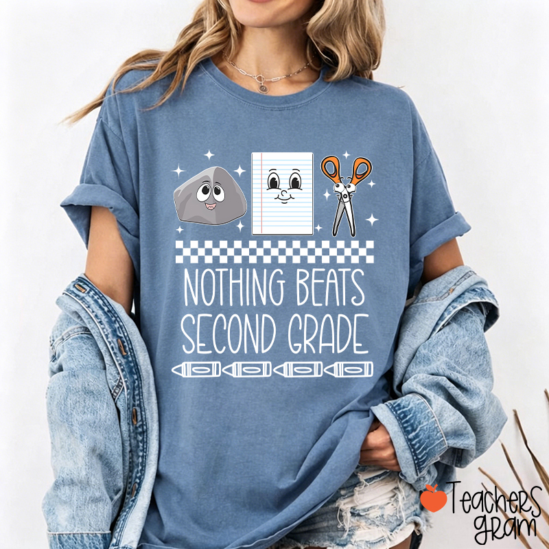 Personalized Grade Rock Paper Scissors Teacher T-Shirt
