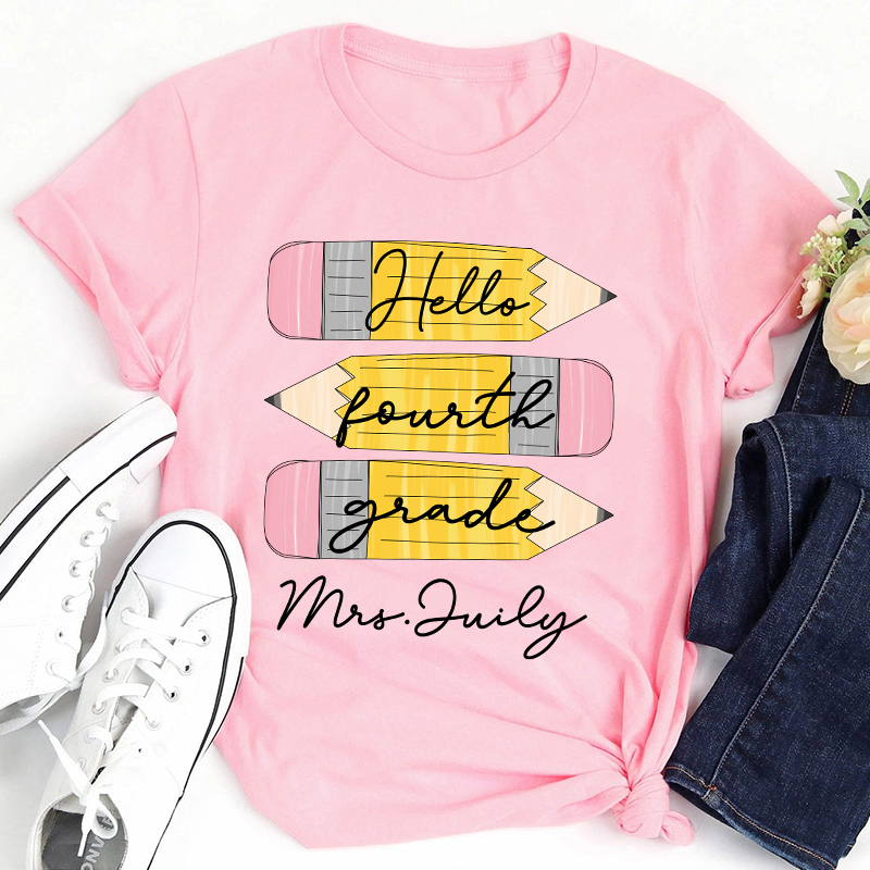 Personalized Teacher Name T-Shirt