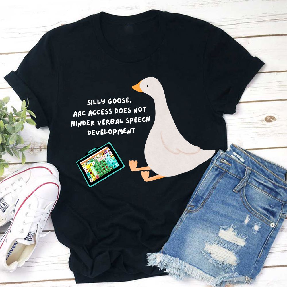 Comfort Colors Silly Goose Speech Therapist T-Shirt