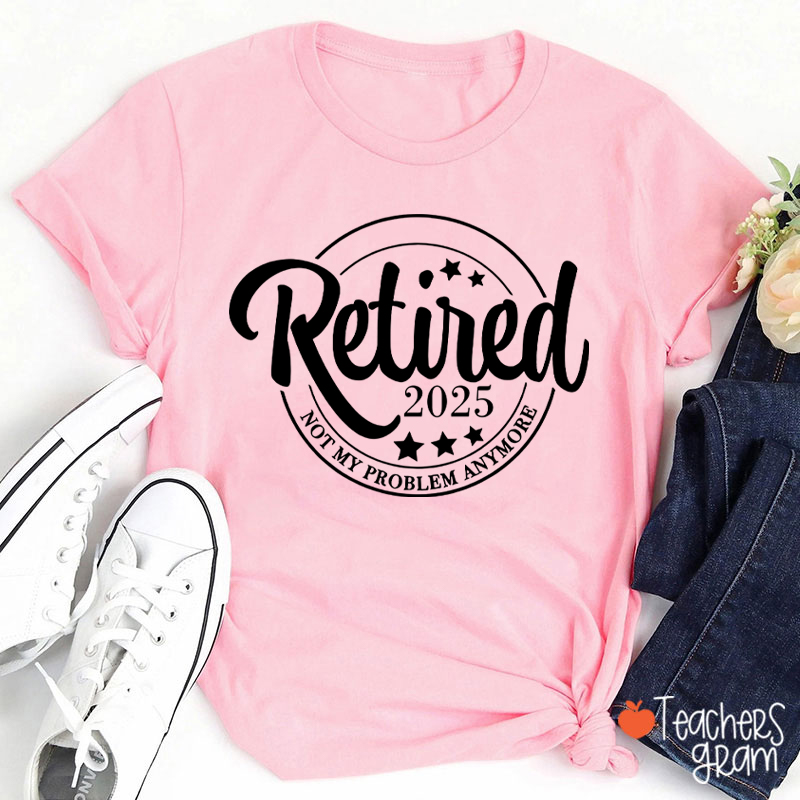 Personalized Year Retirement Gift Teacher T-Shirt