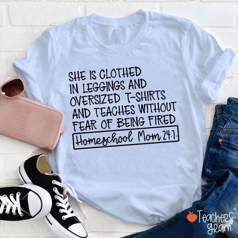 Homeschool Mom Life Teacher T-Shirt