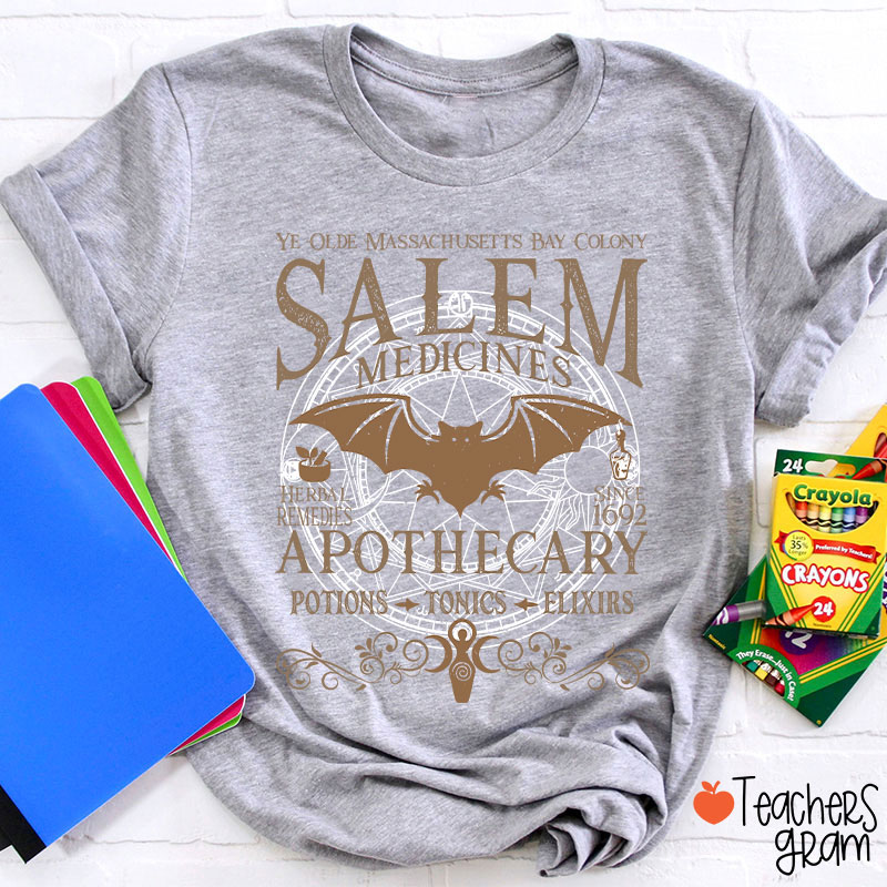 Salem Apothecary Halloween Teacher T-Shirt
