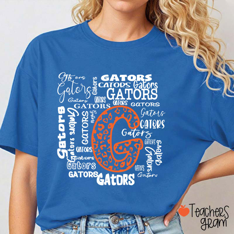 Personalized School Mascot Game Day Teacher T-Shirt