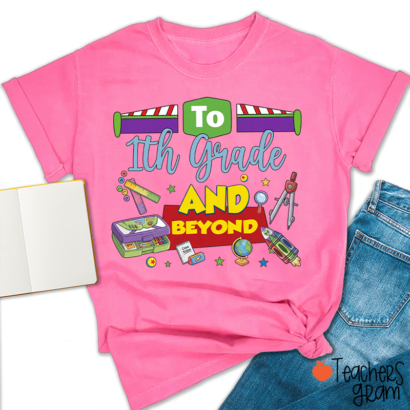 Personalized Grade Teacher Story Beyond Teacher T-Shirt