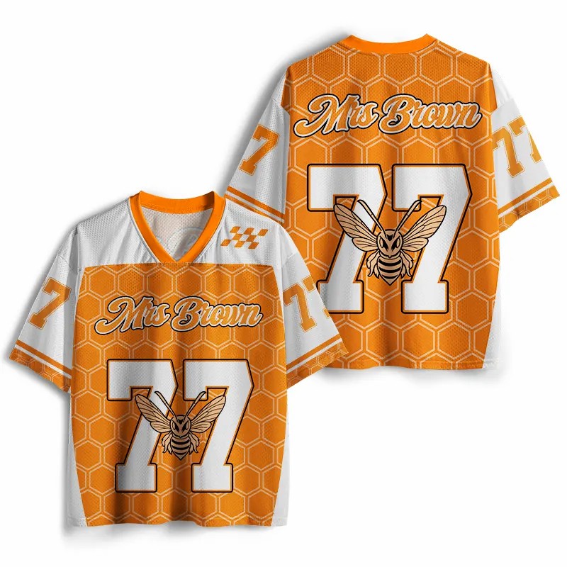 Personalized Name And Number Hornet Teacher Mesh Jersey
