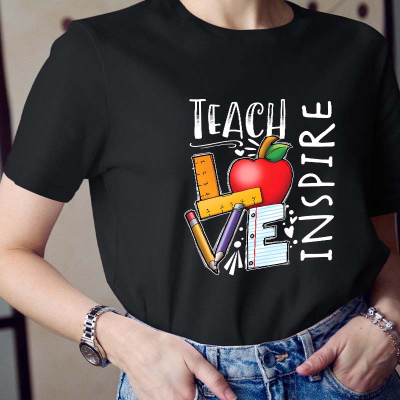 Teach Love Inspire Teacher T-Shirt