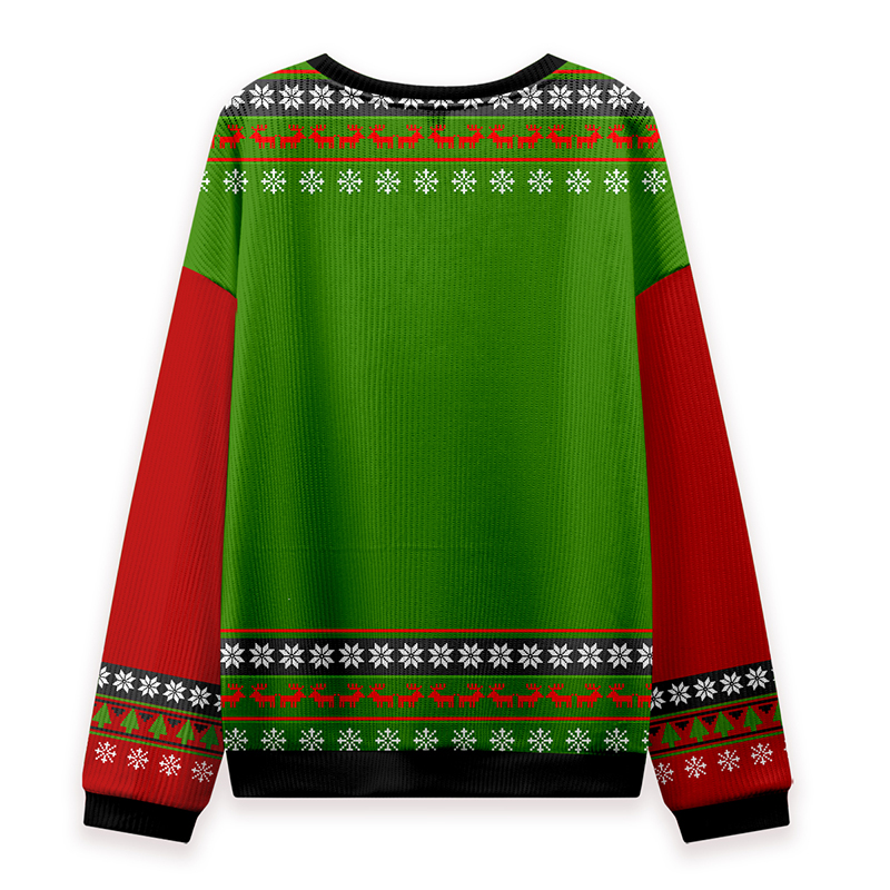 Obsessed With Christmas Music Teacher Knit Sweatshirt