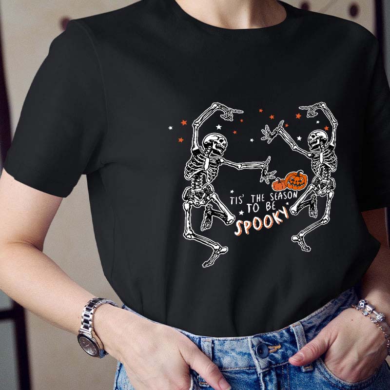Tis' The Season To Be Spooky Teacher T-Shirt