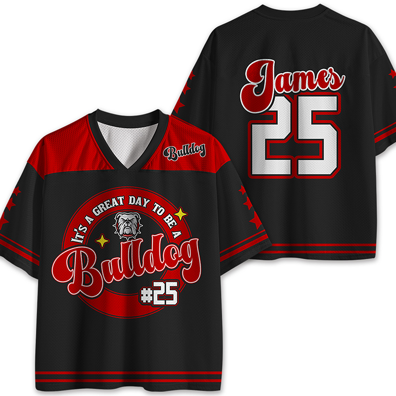 Personalized Mascot It's A Good Day To Be School Spirit Teacher Mesh Jersey