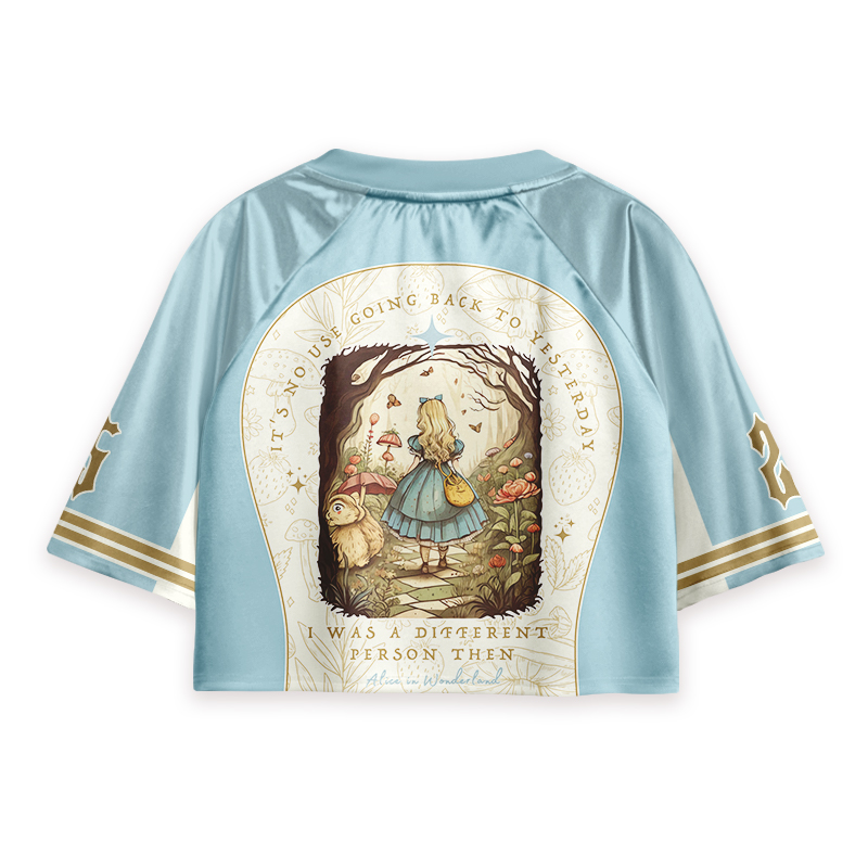 It's No Use Going Back To Yesterday Teacher Crop Jersey