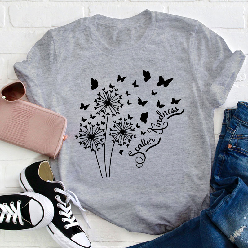 Scatter Kindness Teacher T-Shirt
