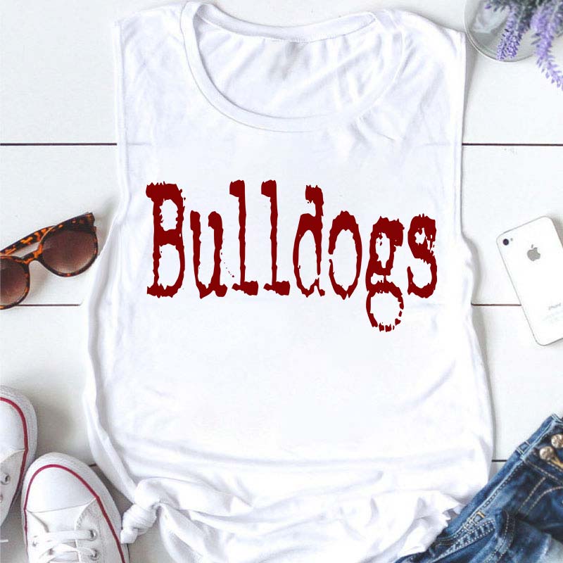Personalized Mascot Printer Fonts Game Day Teacher Tank Top