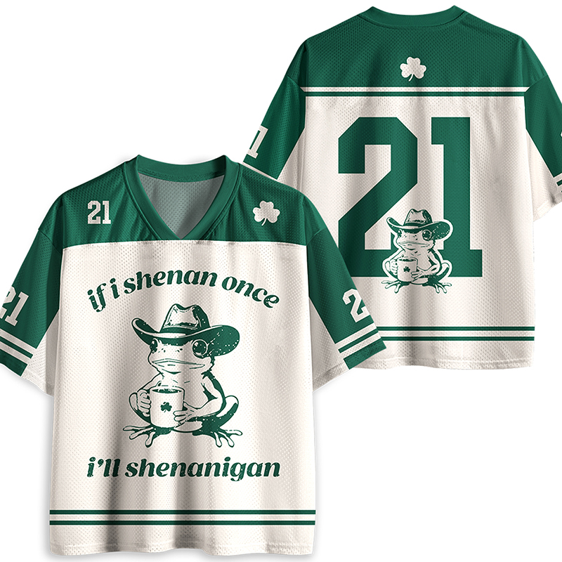 Personalized If I Shenan Once I'll Shenanigan Teacher Mesh Jersey