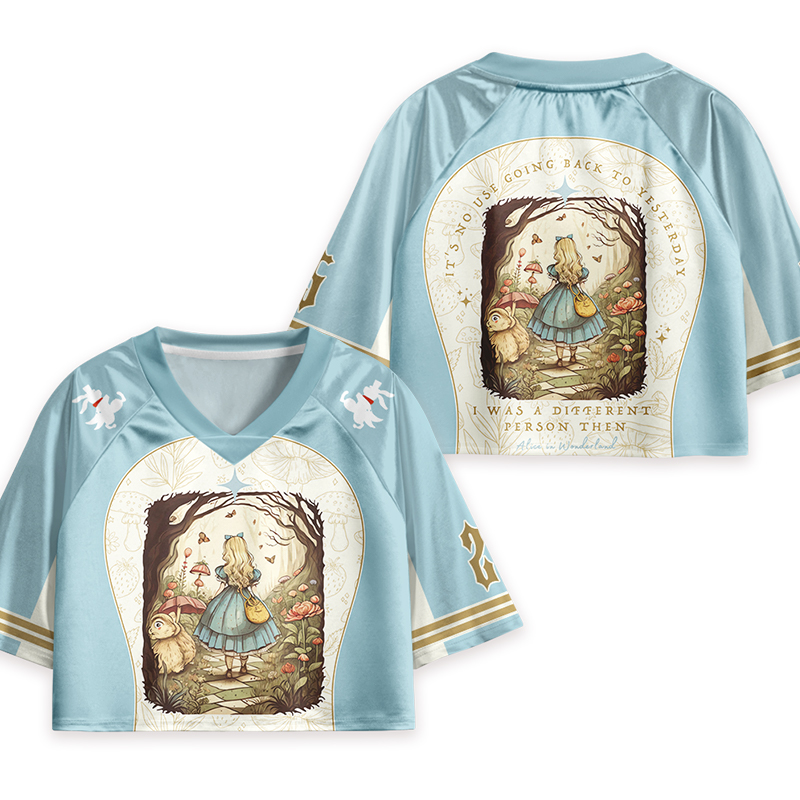 It's No Use Going Back To Yesterday Teacher Crop Jersey