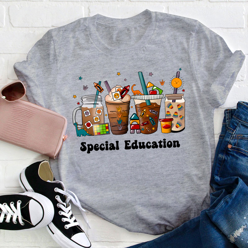 Special Education Beverage Teacher T-Shirt