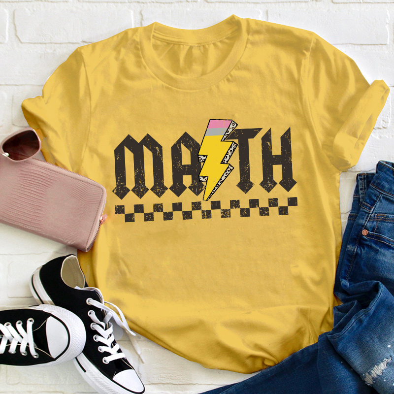 Math Rock Teacher T-Shirt