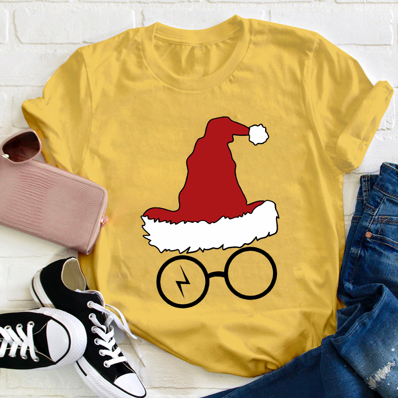 Feel The Magic Of Christmas Teacher T-Shirt