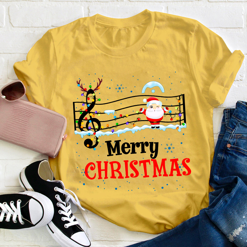 La La La Merry Christmas Teacher T-Shirt