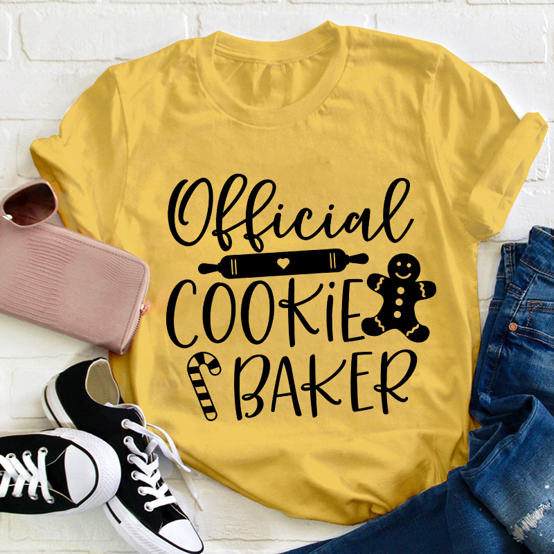 Official Cookie Baker Teacher T-Shirt