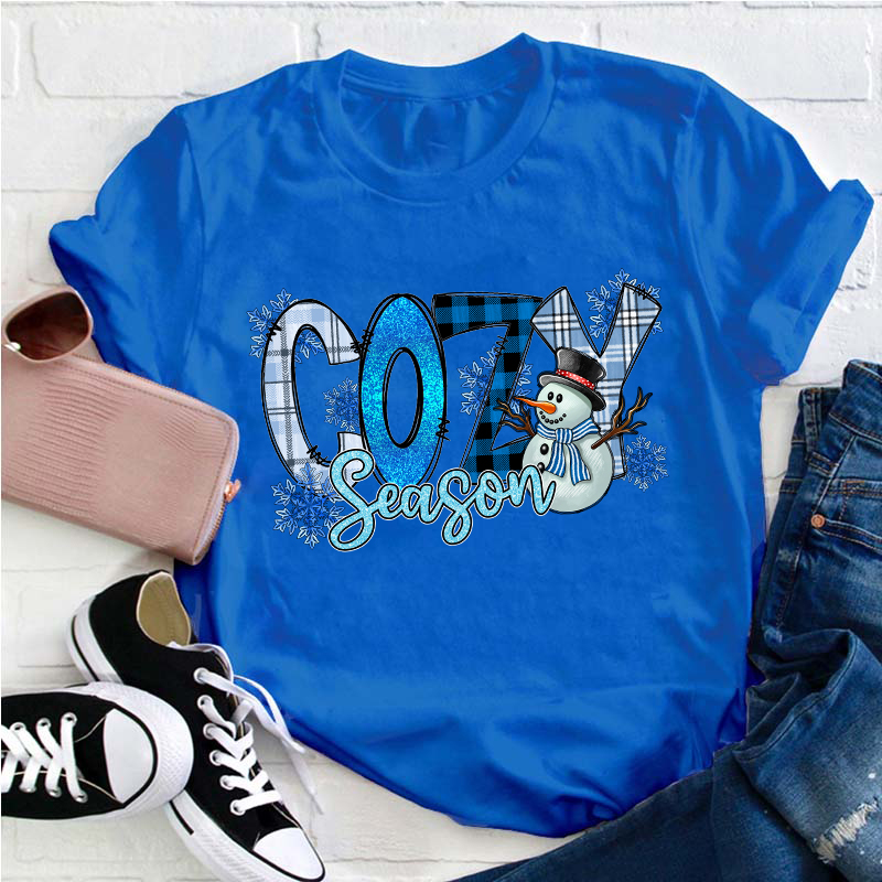 Cozy Season Teacher T-Shirt