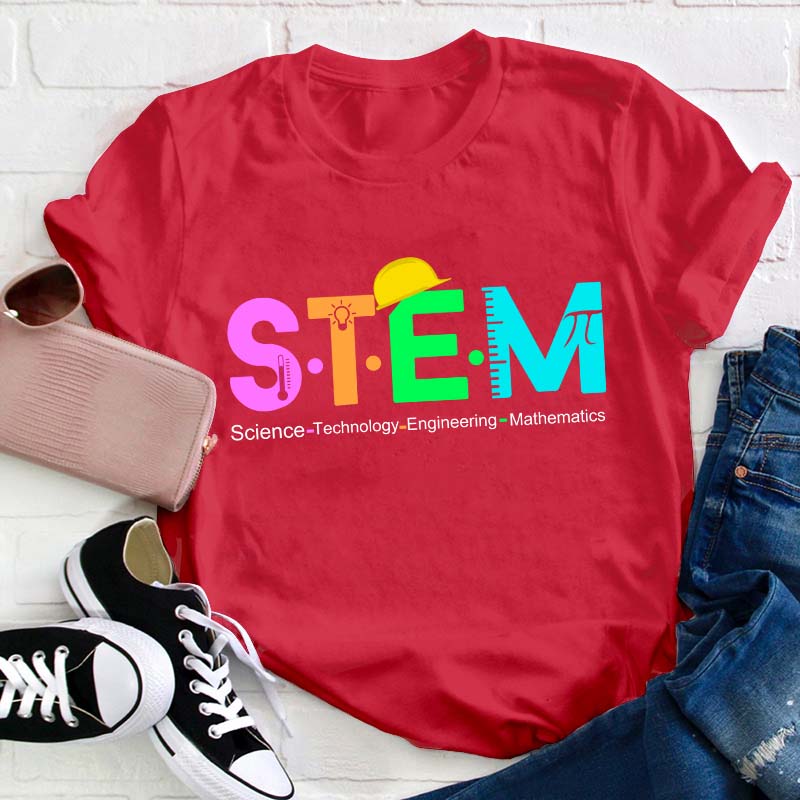 Science Technology Engineering Mathematics Teacher T-Shirt