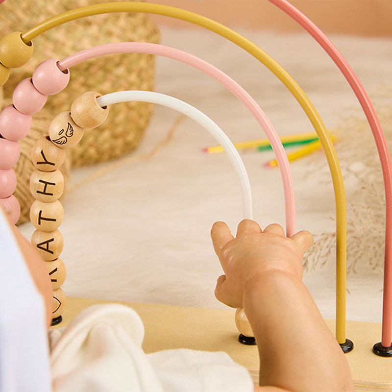 Personalized Rainbow Teacher Abacus