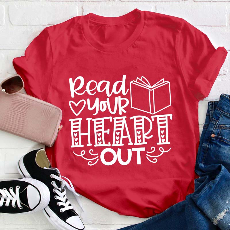 Read Your Heart Out Teacher T-Shirt Sale-Teachersgram