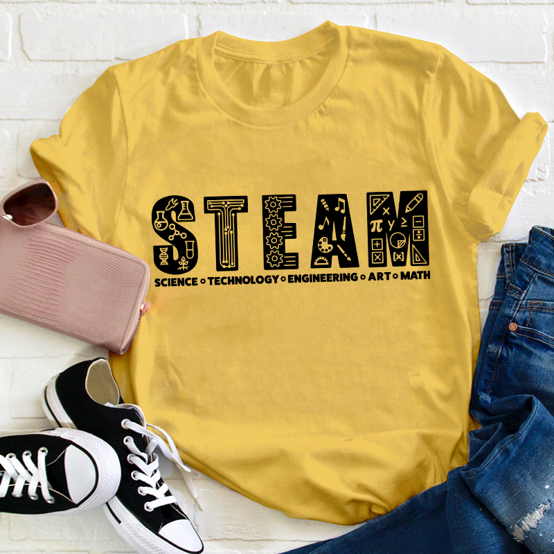 Science Technology Engineering Art Math Teacher T-Shirt