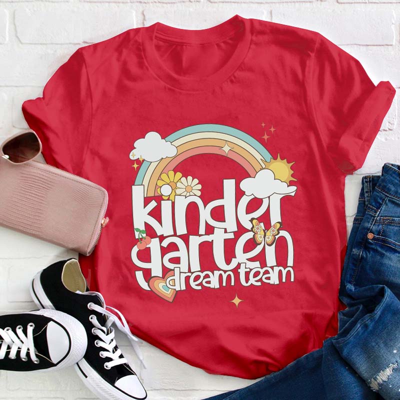 Personalized Grade Dream Team Teacher T-Shirt