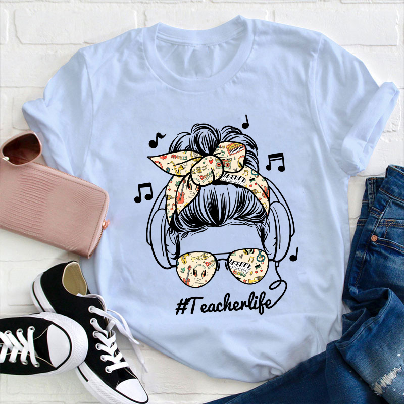 Listen Music Teacherlife Teacher T-Shirt
