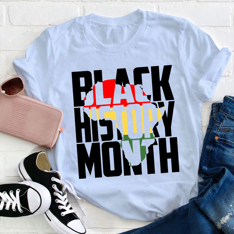 Black History Month Teacher T-Shirt