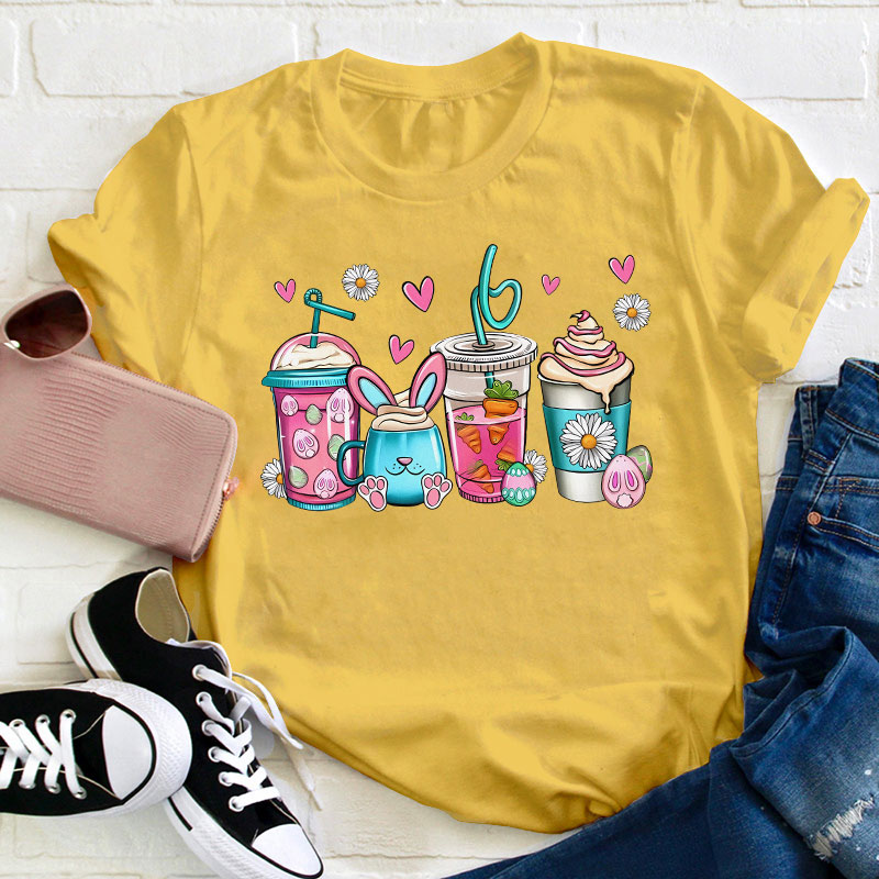 Easter Coffee Teacher T-Shirt