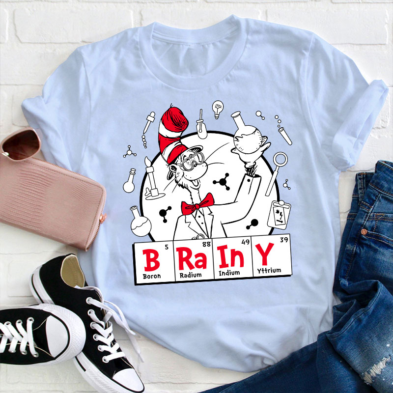 Brainy Chemistry Teacher T-Shirt