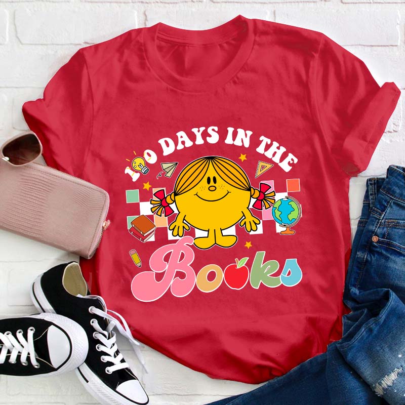 100 Days In The Books Teacher T-Shirt