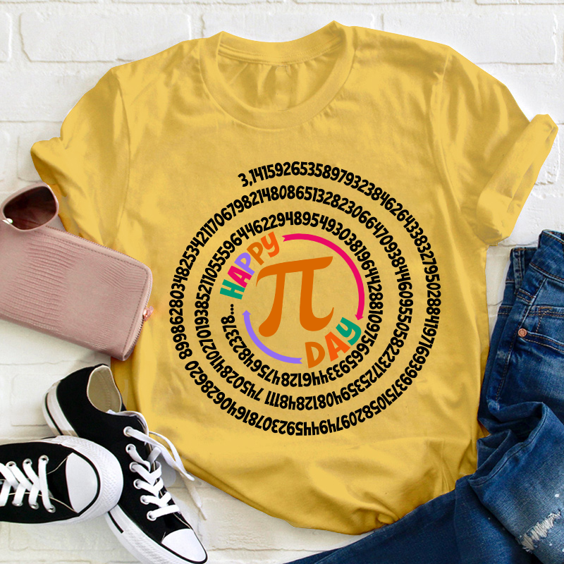 Happy Pi Day Teacher T-Shirt