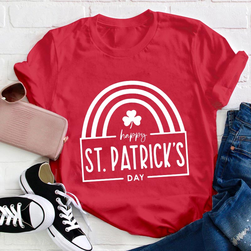 Happy St. Patrick's Day Teacher T-Shirt
