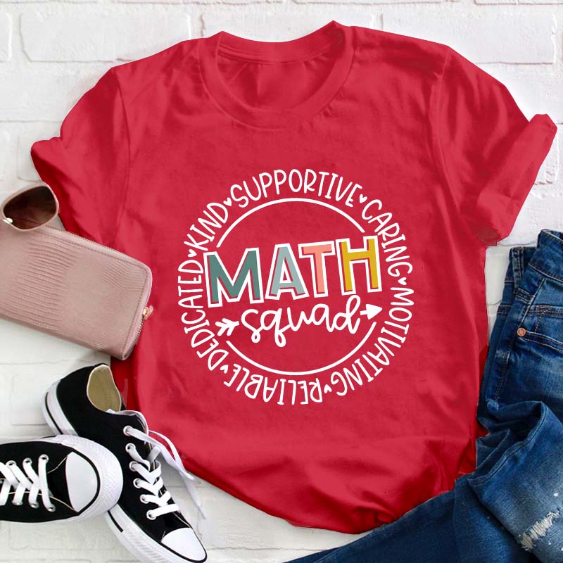Math Squad Teacher T-Shirt