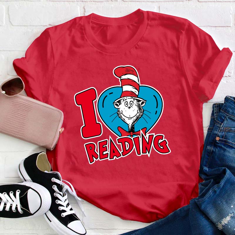 I Love Reading Teacher T-Shirt