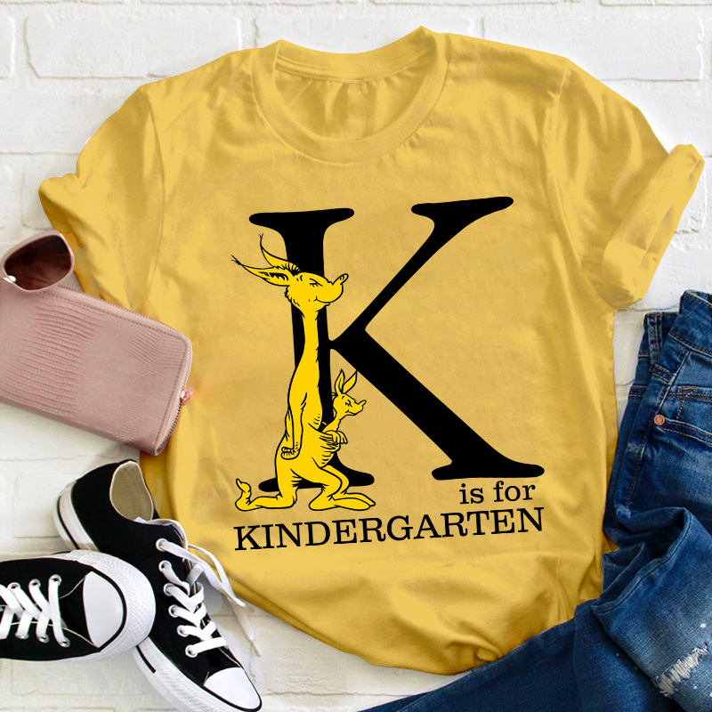 Personalized Letter Is For Teacher T-Shirt