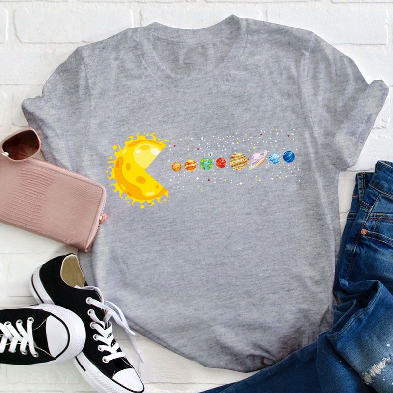 Planets Teacher T-Shirt