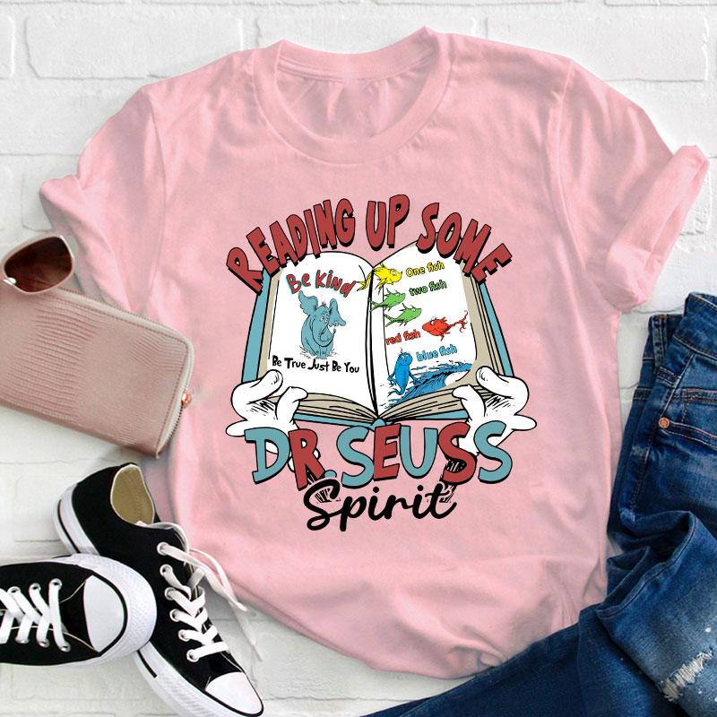 Reading Up Some Spirit Teacher T-Shirt