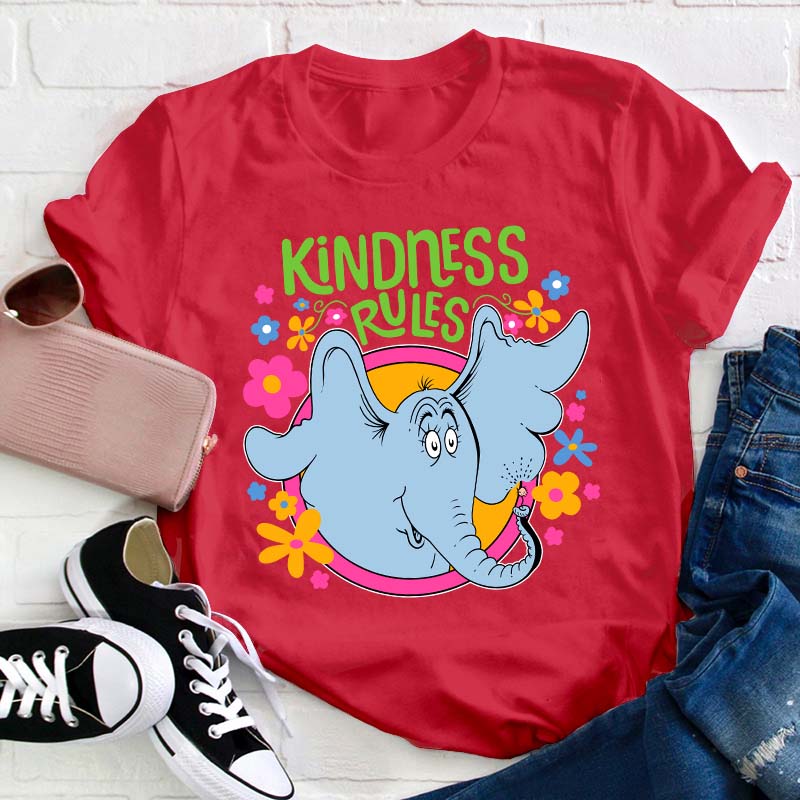 Kindness Rules Teacher T-Shirt