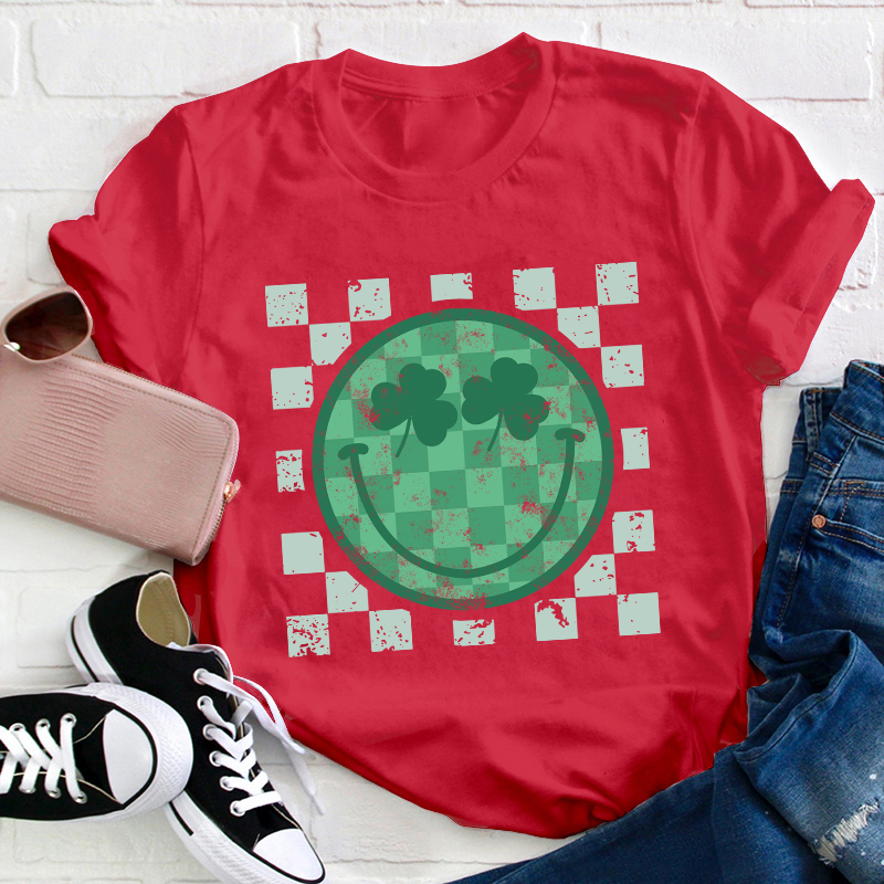 Smiley St Patricks Teacher T-Shirt