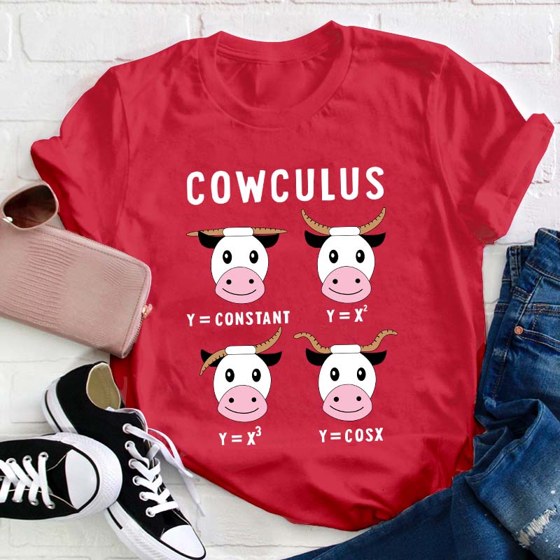 Cowculus Funny Math Teacher T-Shirt