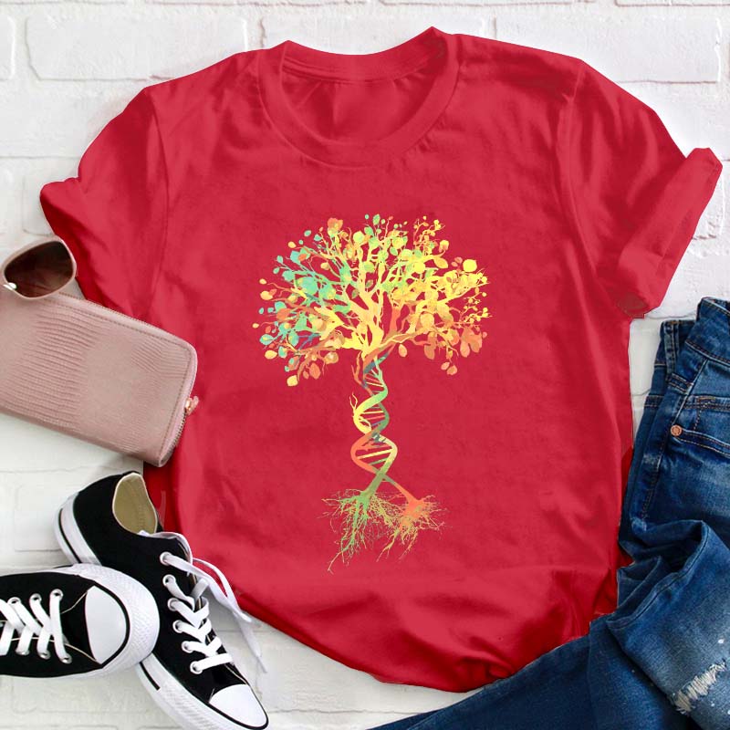 DNA Trees Teacher T-Shirt