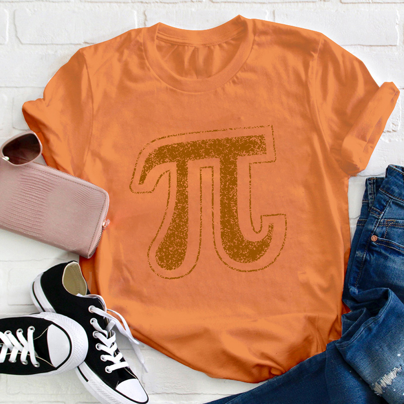 Pi Symbol Teacher T-Shirt